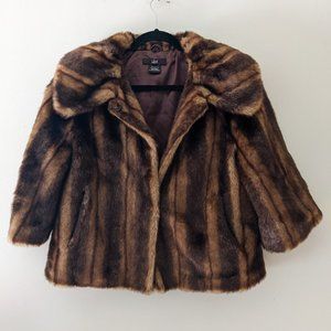 Faux Fur Cropped Jacket